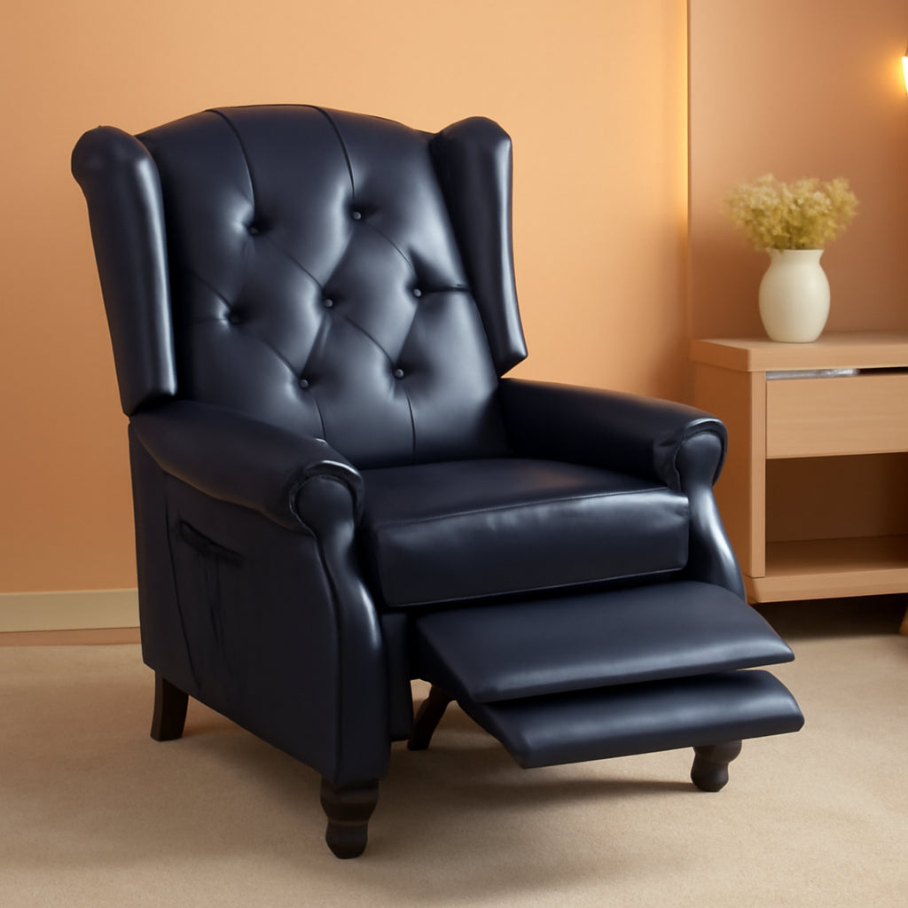 Wingback Massage Recliner Chair With Heat And Comfort
