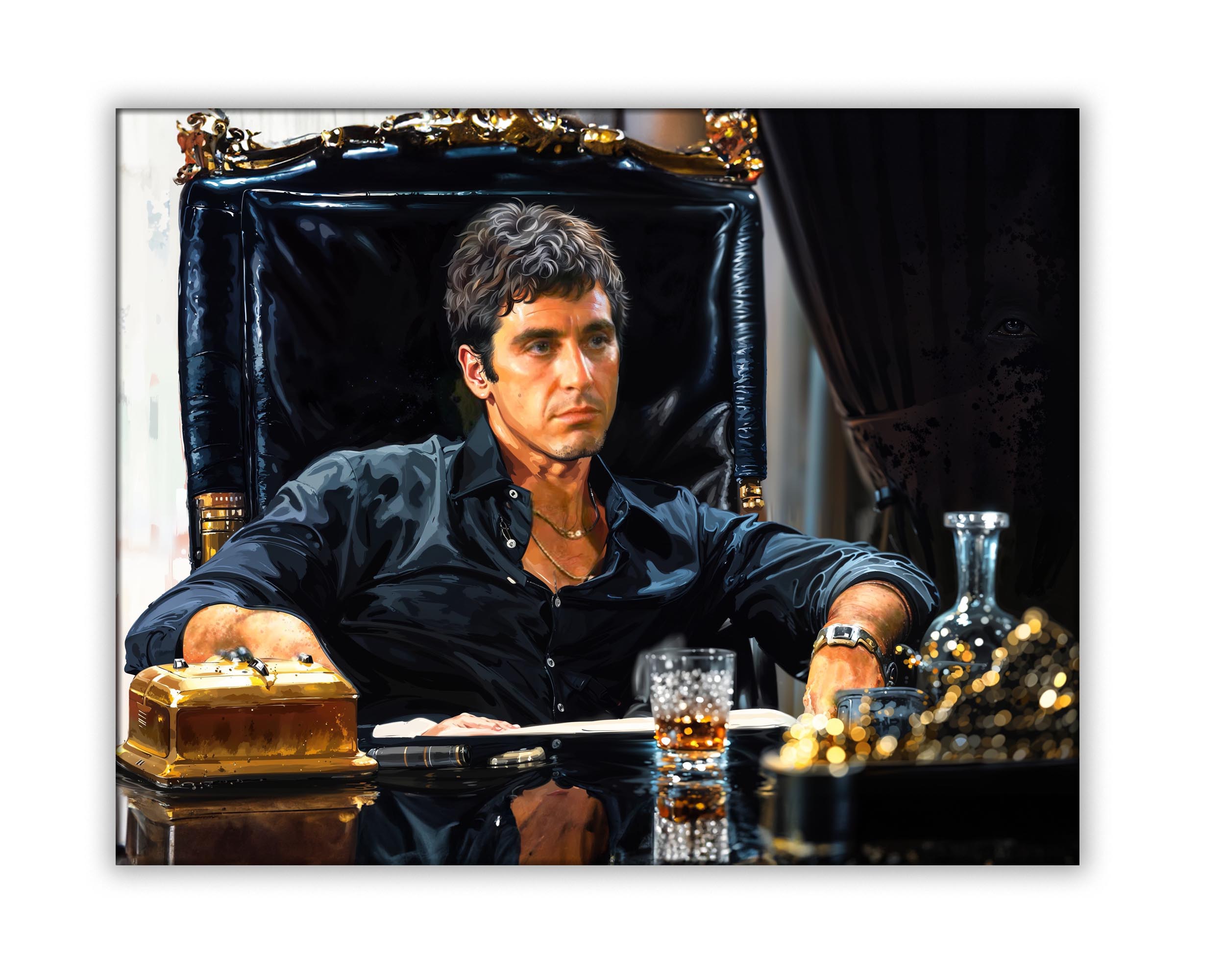 Scarface art - Canvas Print Wall Art Decor-Scene Movie