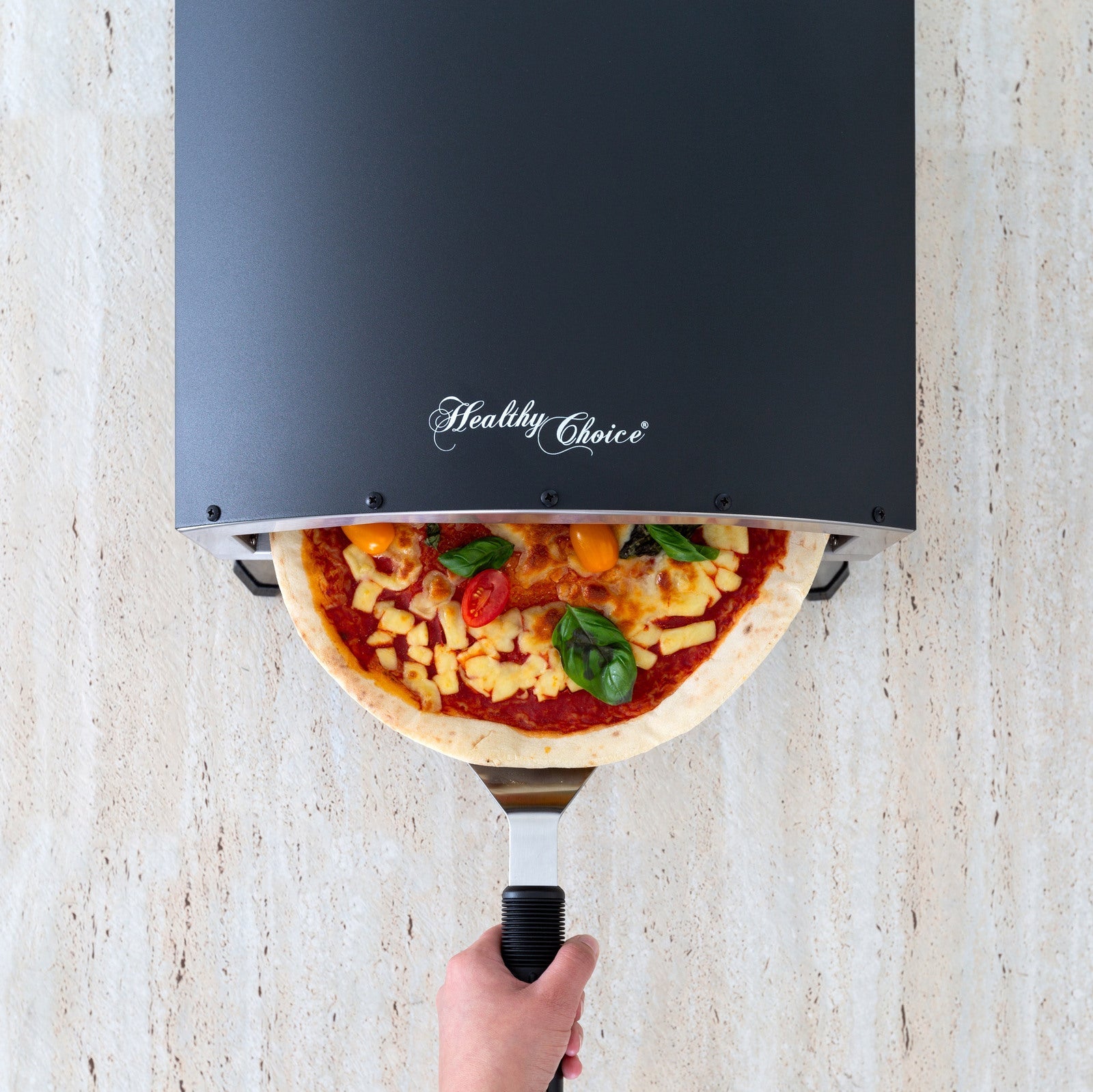 NNEDSZ Compact and Portable 12" Outdoor Electric Pizza Oven
