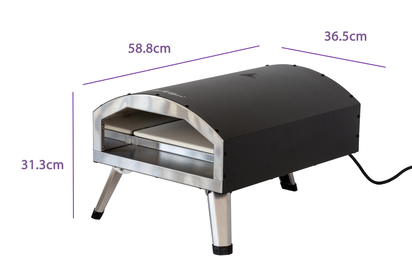 NNEDSZ Compact and Portable 12" Outdoor Electric Pizza Oven