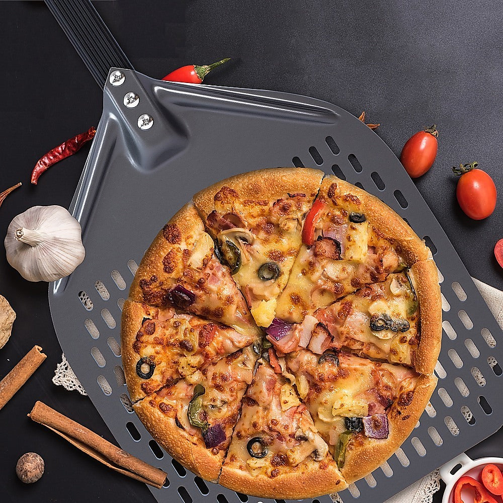 NNEDSZ Pizza Paddle Peel Woodfire Outdoor Oven Aluminium