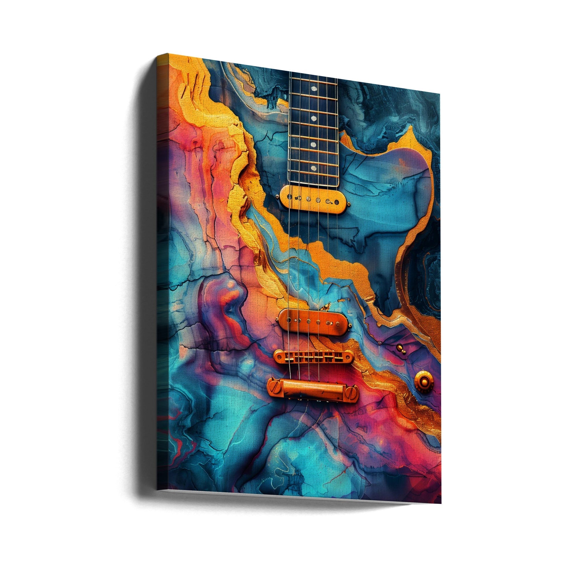 Music Guitar 3 Canvas Print